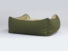Country Orthopaedic Walled Dog Bed - Olive Green, Medium