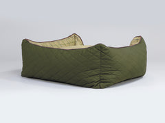 Country Orthopaedic Walled Dog Bed - Olive Green, Medium