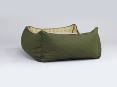 Country Orthopaedic Walled Dog Bed - Olive Green, Medium