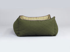 Country Orthopaedic Walled Dog Bed - Olive Green, Medium