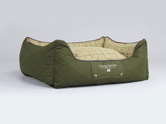 Country Orthopaedic Walled Dog Bed - Olive Green, Medium