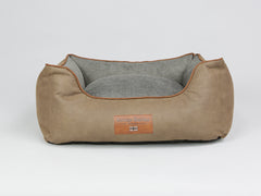 Monxton Orthopaedic Walled Dog Bed -  Cocoa / Deep Bronze, Small