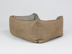 Monxton Orthopaedic Walled Dog Bed -  Cocoa / Deep Bronze, Small