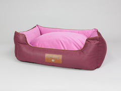 Selbourne Orthopaedic Walled Dog Bed - Grape / Fuchsia, Large