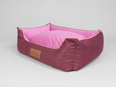 Selbourne Orthopaedic Walled Dog Bed - Grape / Fuchsia, Large