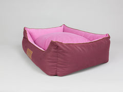Selbourne Orthopaedic Walled Dog Bed - Grape / Fuchsia, Large