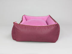 Selbourne Orthopaedic Walled Dog Bed - Grape / Fuchsia, Large