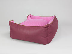 Selbourne Orthopaedic Walled Dog Bed - Grape / Fuchsia, Large