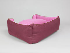 Selbourne Orthopaedic Walled Dog Bed - Grape / Fuchsia, Large
