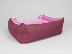 Selbourne Orthopaedic Walled Dog Bed - Grape / Fuchsia, Large