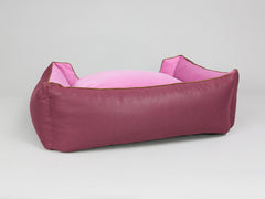 Selbourne Orthopaedic Walled Dog Bed - Grape / Fuchsia, Large