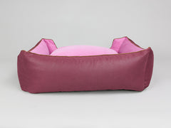 Selbourne Orthopaedic Walled Dog Bed - Grape / Fuchsia, Large