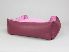 Selbourne Orthopaedic Walled Dog Bed - Grape / Fuchsia, Large