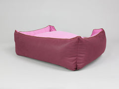 Selbourne Orthopaedic Walled Dog Bed - Grape / Fuchsia, Large