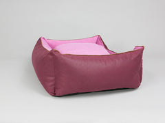 Selbourne Orthopaedic Walled Dog Bed - Grape / Fuchsia, Large