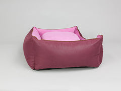Selbourne Orthopaedic Walled Dog Bed - Grape / Fuchsia, Large