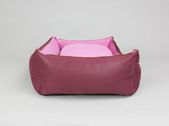 Selbourne Orthopaedic Walled Dog Bed - Grape / Fuchsia, Large
