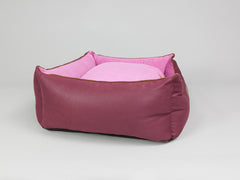 Selbourne Orthopaedic Walled Dog Bed - Grape / Fuchsia, Large