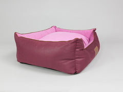 Selbourne Orthopaedic Walled Dog Bed - Grape / Fuchsia, Large