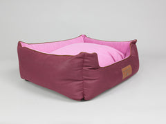 Selbourne Orthopaedic Walled Dog Bed - Grape / Fuchsia, Large