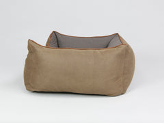 Monxton Orthopaedic Walled Dog Bed -  Cocoa / Chestnut, Small