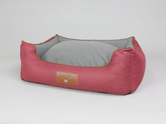 Hursley Orthopaedic Walled Dog Bed - Cabernet / Ash, Large