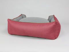 Hursley Orthopaedic Walled Dog Bed - Cabernet / Ash, Large