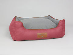 Hursley Orthopaedic Walled Dog Bed - Cabernet / Ash, Large