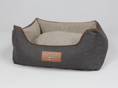 Hyde Orthopaedic Walled Dog Bed - Espresso / Latte, Small