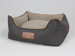 Hyde Orthopaedic Walled Dog Bed - Espresso / Latte, Small