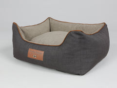 Hyde Orthopaedic Walled Dog Bed - Espresso / Latte, Small