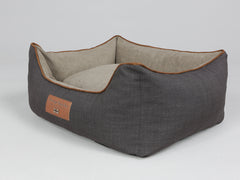 Hyde Orthopaedic Walled Dog Bed - Espresso / Latte, Small