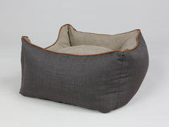 Hyde Orthopaedic Walled Dog Bed - Espresso / Latte, Small