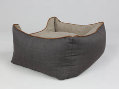 Hyde Orthopaedic Walled Dog Bed - Espresso / Latte, Small