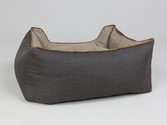 Hyde Orthopaedic Walled Dog Bed - Espresso / Latte, Small
