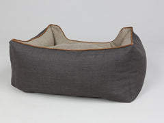 Hyde Orthopaedic Walled Dog Bed - Espresso / Latte, Small