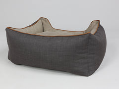 Hyde Orthopaedic Walled Dog Bed - Espresso / Latte, Small