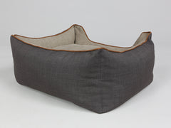 Hyde Orthopaedic Walled Dog Bed - Espresso / Latte, Small