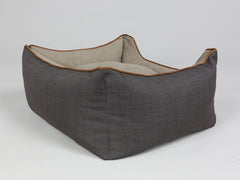 Hyde Orthopaedic Walled Dog Bed - Espresso / Latte, Small