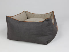 Hyde Orthopaedic Walled Dog Bed - Espresso / Latte, Small