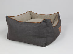 Hyde Orthopaedic Walled Dog Bed - Espresso / Latte, Small