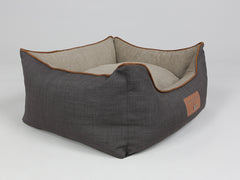 Hyde Orthopaedic Walled Dog Bed - Espresso / Latte, Small