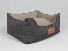 Hyde Orthopaedic Walled Dog Bed - Espresso / Latte, Small