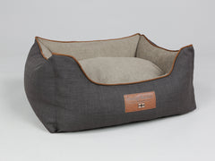 Hyde Orthopaedic Walled Dog Bed - Espresso / Latte, Small
