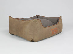 Monxton Orthopaedic Walled Dog Bed -  Cocoa / Chestnut, Medium