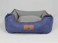 Beckley Orthopaedic Walled Dog Bed - Navy / Ash, Small