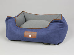 Beckley Orthopaedic Walled Dog Bed - Navy / Ash, Small