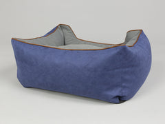 Beckley Orthopaedic Walled Dog Bed - Navy / Ash, Small