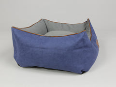 Beckley Orthopaedic Walled Dog Bed - Navy / Ash, Small