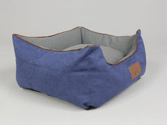 Beckley Orthopaedic Walled Dog Bed - Navy / Ash, Small